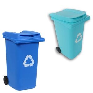 Mini Trash Can Recycle Bin Pencil/Pen Holder - Bundle